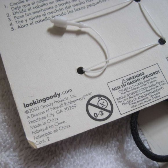 2 Goody Loopy Twister Ponytailer Hair Bands 2002 Old Product Fun Style! No Metal - Picture 5 of 6